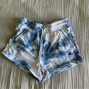 Champion - Blue Tie Dye Shorts